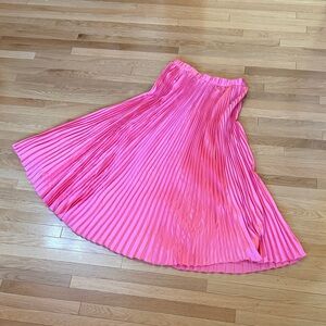 Love in Vibrant Pink A-Line Skirt